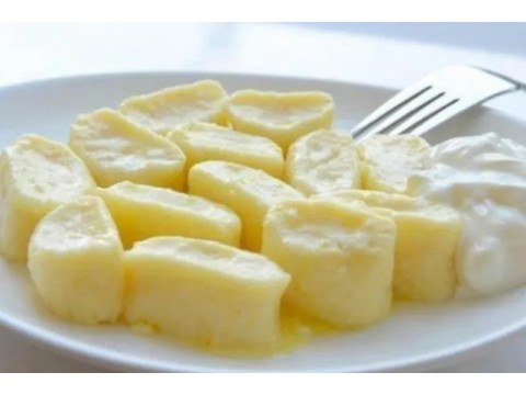 Ліниві вареники з сиром — покроковий рецепт